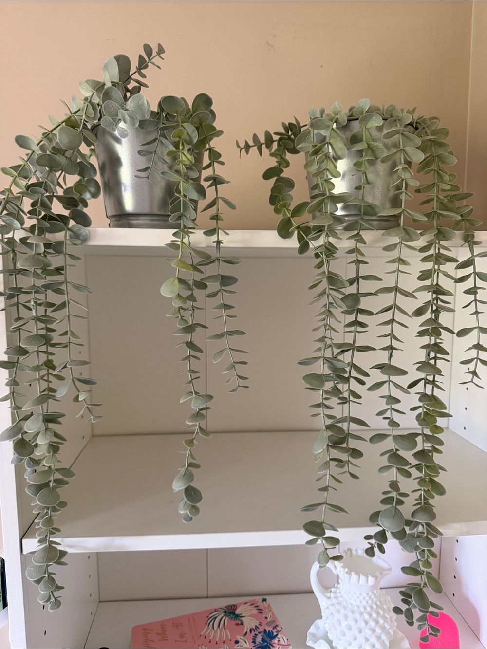 Artificial Hanging Eucalyptus Garland - Sage Green Home Holiday Accent (2 total)